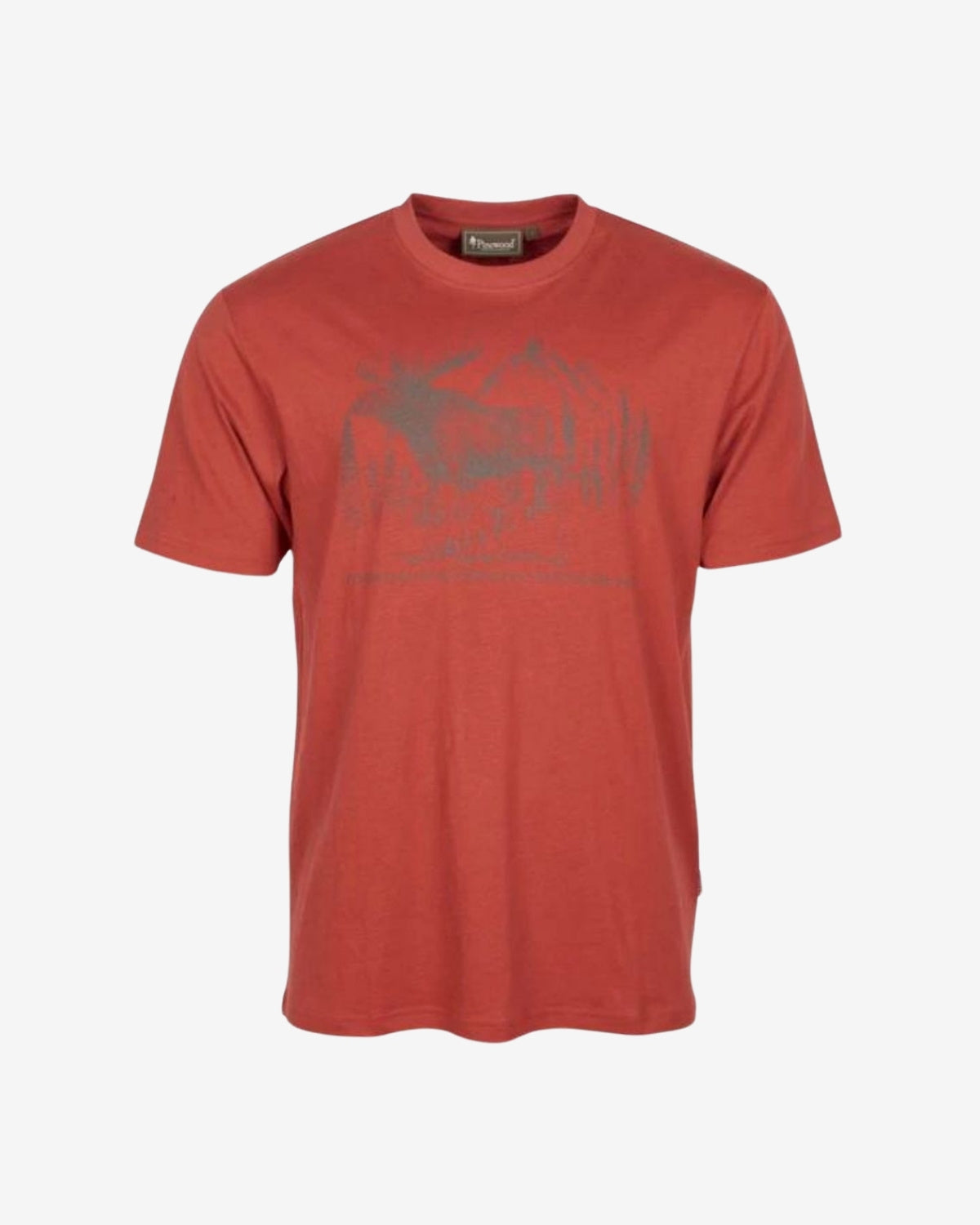 Tricou Pinewood Moose D.Terracotta, Pentru Barbati