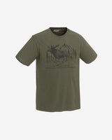 Tricou Bumbac Pinewood Moose, Verde