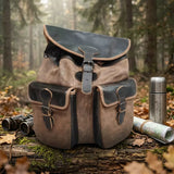 Rucsac maro de piele Nobil Hunting - Imagine 3