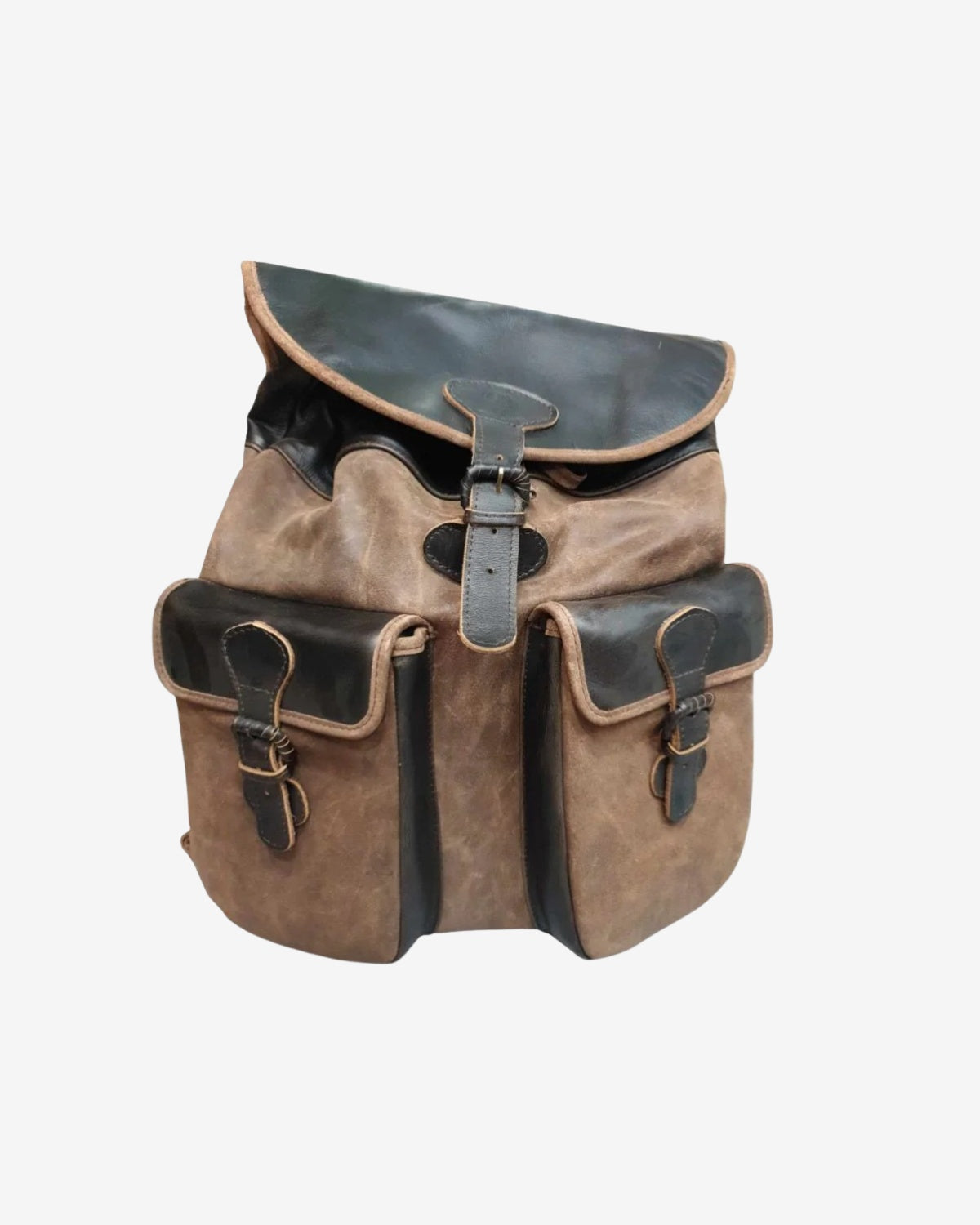 Rucsac Nobil Hunting, piele, maro deschis